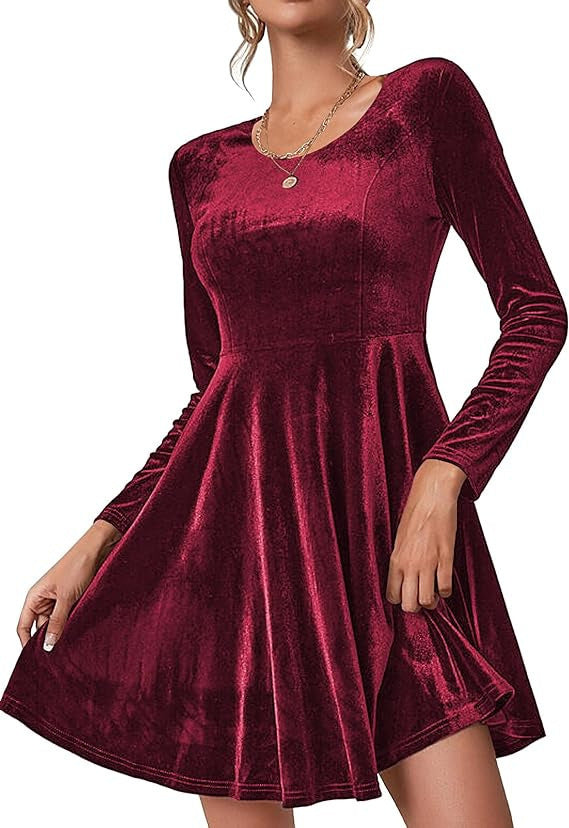 Women Velvet Dress Lune London