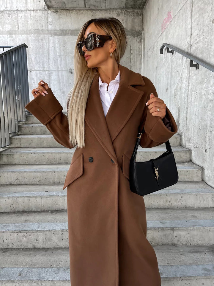 Women Oversized Wool Coat Elegant Lune London