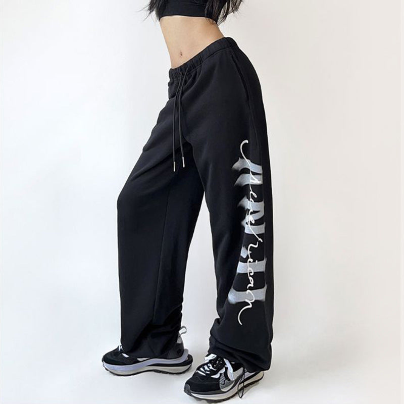 Women's Casual Leisure Pants with Fashionable Print Chic & Stil