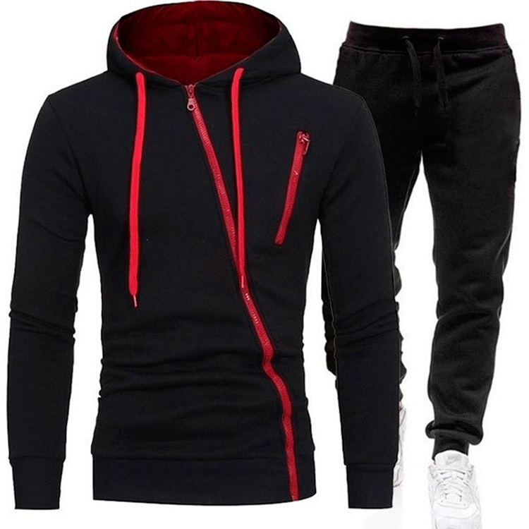 Men's sports leisure set with modern zip and practical pockets Lune London