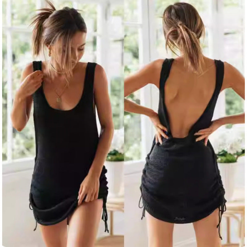 Chic and Stylish Backless Mini Dress for Women