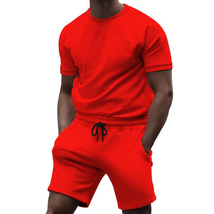 Casual sports set for men with high-quality crew neck and elastic waist Lune London