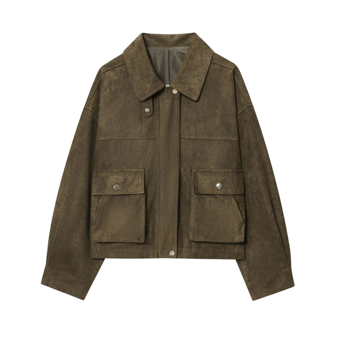 Fashion utility jacket for women with practical pockets Lune London