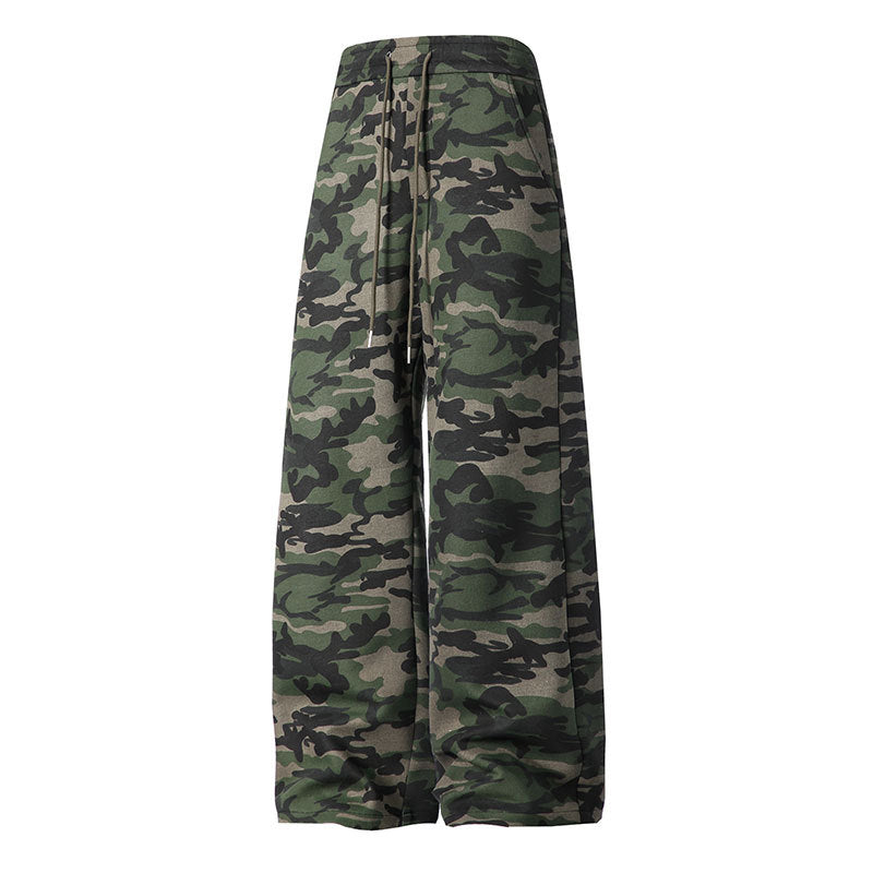 Lune London casual leisure pants for women in camouflage style
