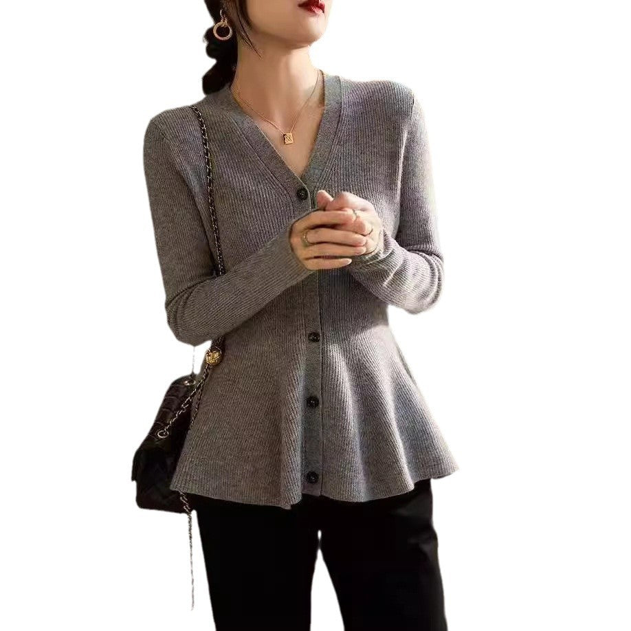 Cardigan femme avec coupe flatteuse et texture en fine côte Chic & Stil