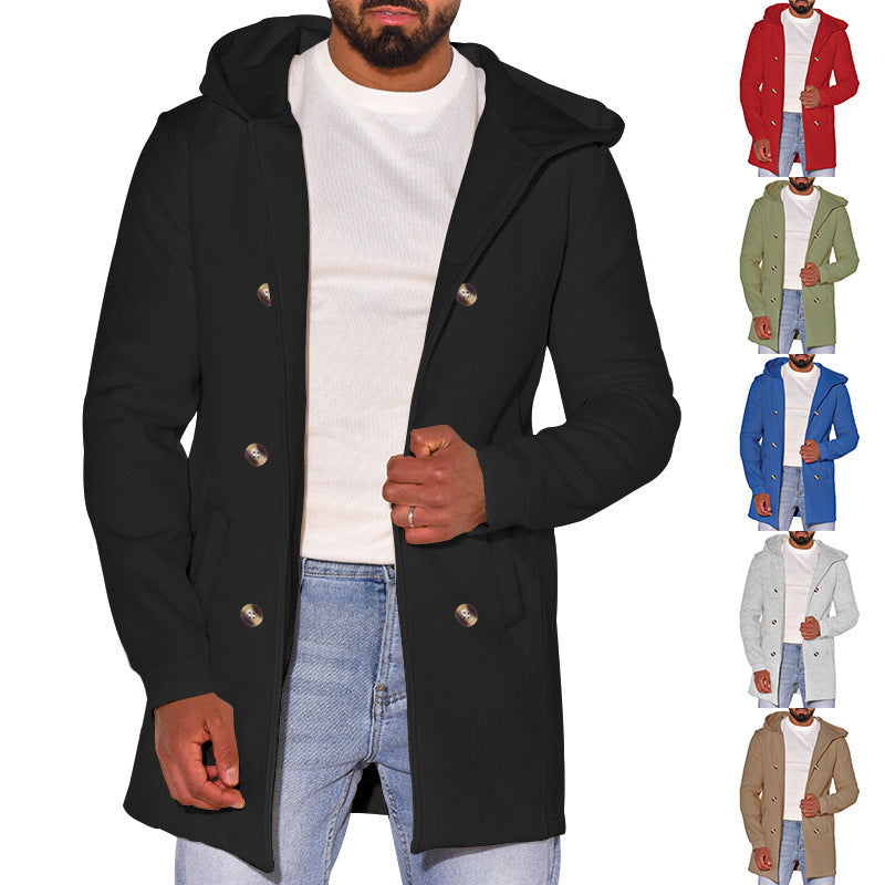 Trendy parka jacket for men with large lapels and practical pockets Lune London