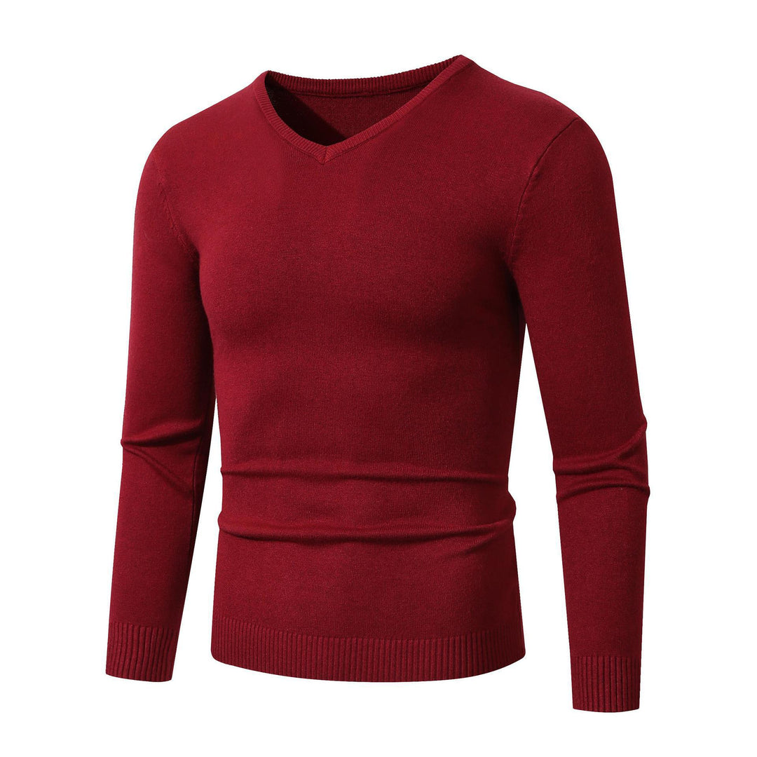 Elegant men's sweater with V-neck Lune London