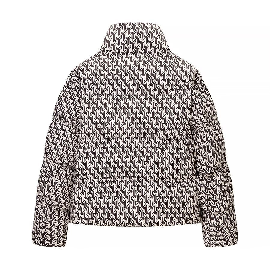Veste matelassée pour femmes avec design graphique moderne Chic & Stil