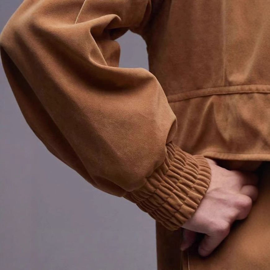 Trendy bomber jacket for women with elastic waist and large pockets Lune London