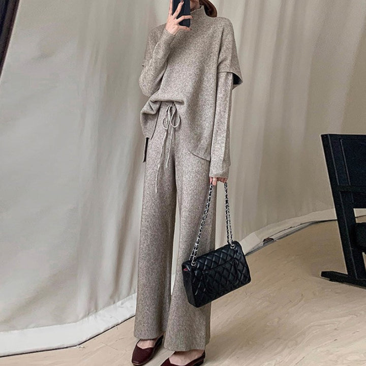Casual knit set for women with a loose fit Lune London