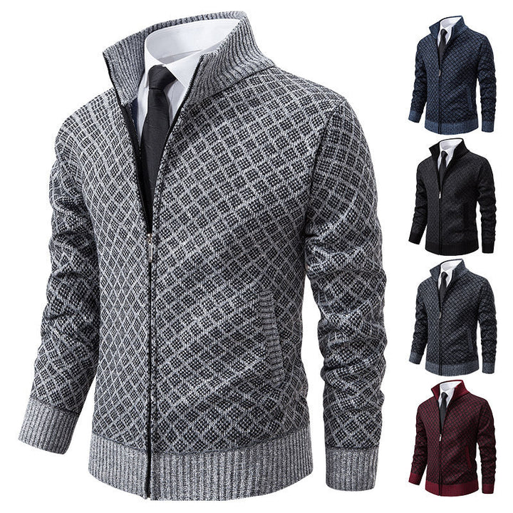 Men's Stylish Cardigan with High-Quality Zipper Lune London