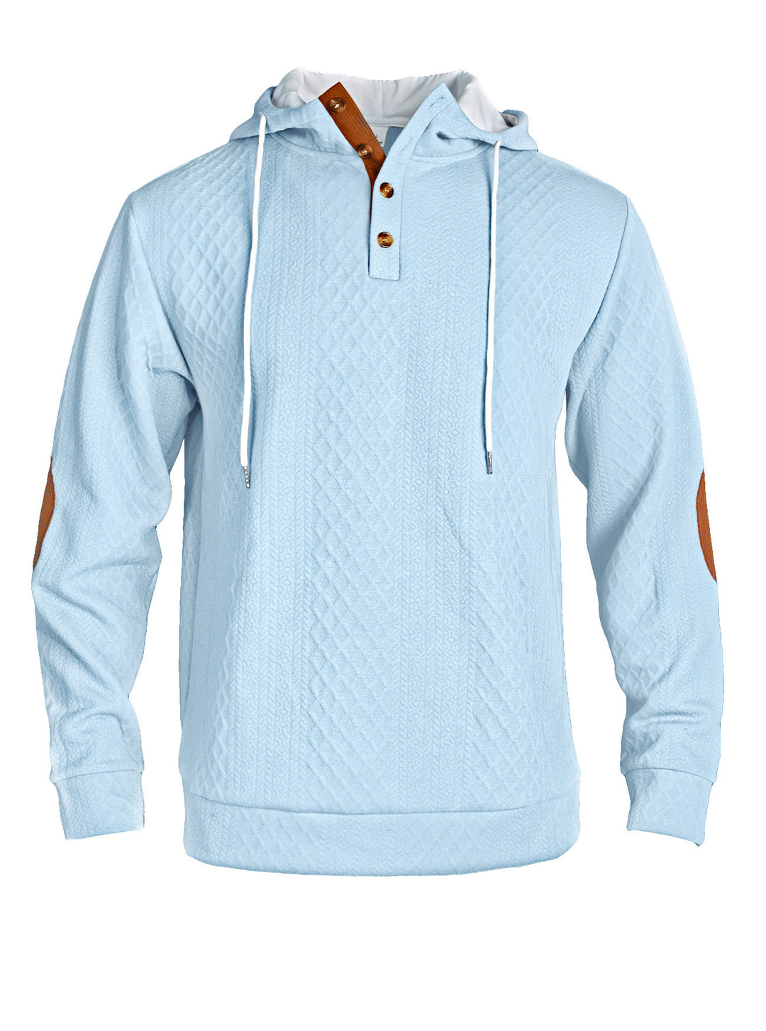 Casual hoodie for men with an innovative knitted structure and stylish accents Lune London