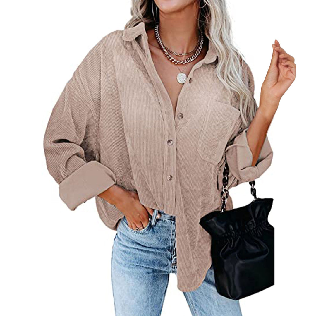 Women's Plus Size Cord Blouse Lune London