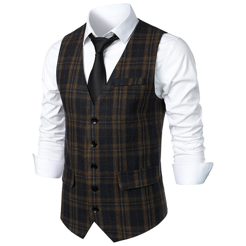 Classic checkered jacket for men with a sleek cut and practical pockets Lune London