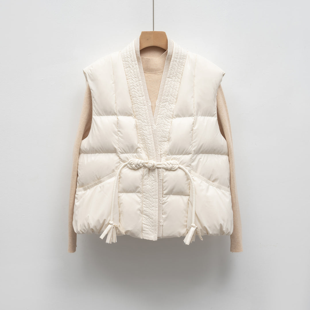 Ladies Trendy Quilted Vest Lune London
