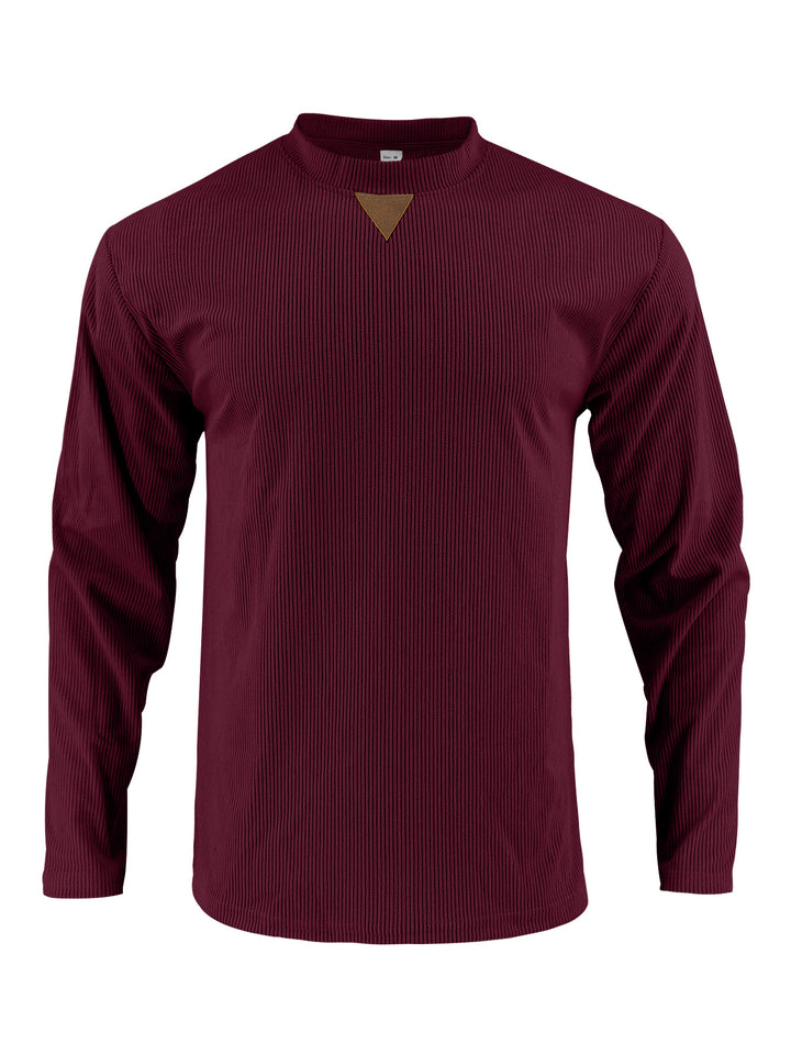Men's long sleeve sports T-shirt with innovative structured design Lune London