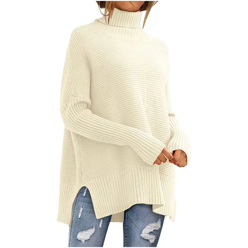 Ladies Comfortable Turtleneck Sweater Lune London