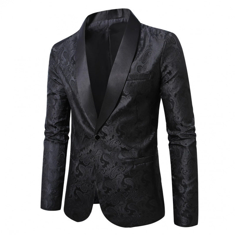 Elegant smoking blazer for men with paisley pattern Lune London