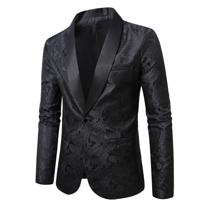 Elegant smoking blazer for men with paisley pattern Lune London