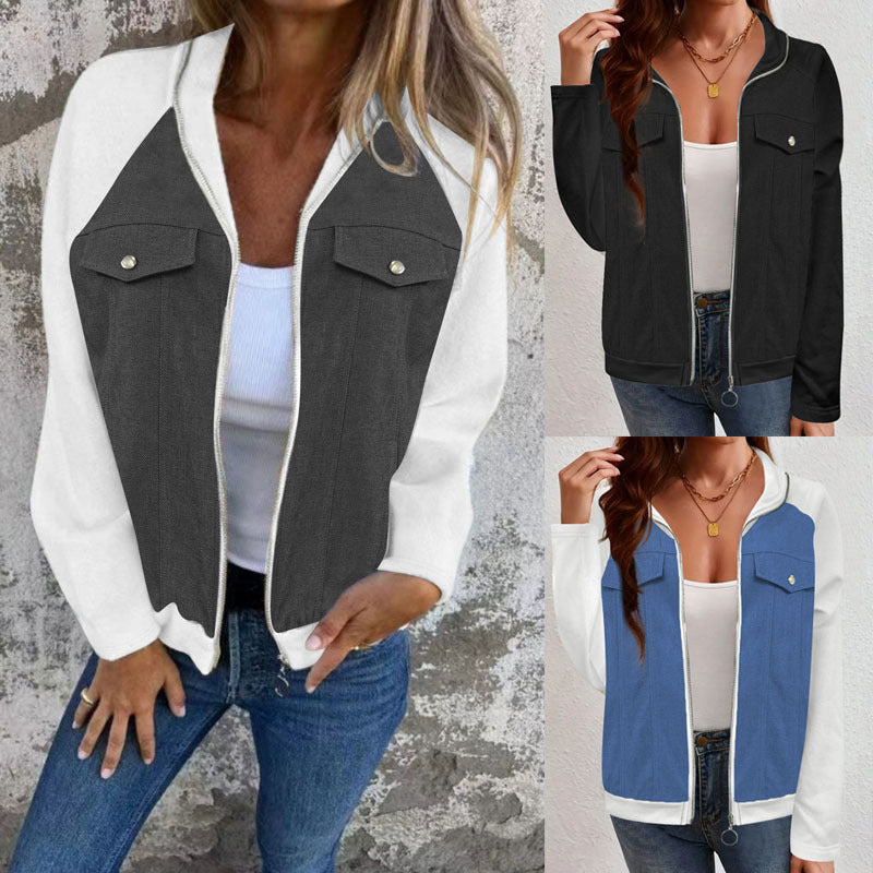Ladies Casual Sweater with Side Pockets and Fashionable Lune London