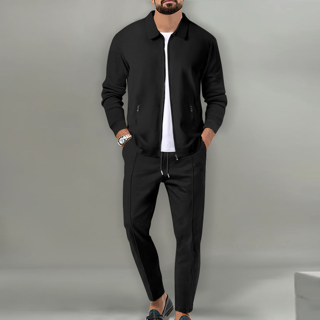 Sports leisure set for men with functional high collar and breathable properties Lune London
