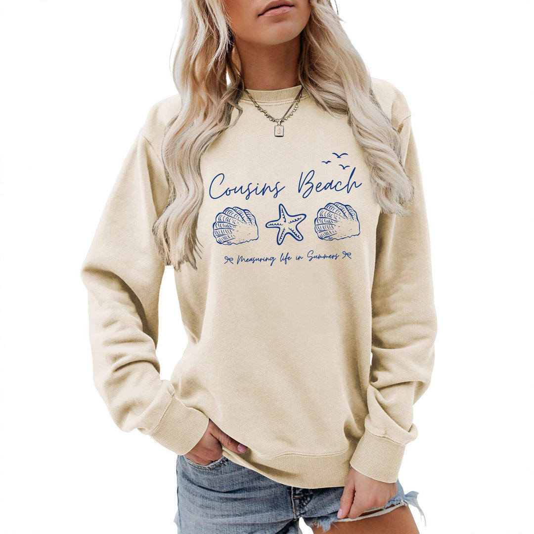 Sweat-shirt femme avec motif maritime et coupe confortable Chic & Stil