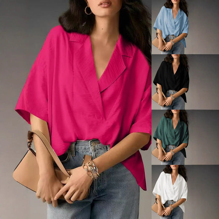 Casual silk blouse for women with an elegant fit Lune London