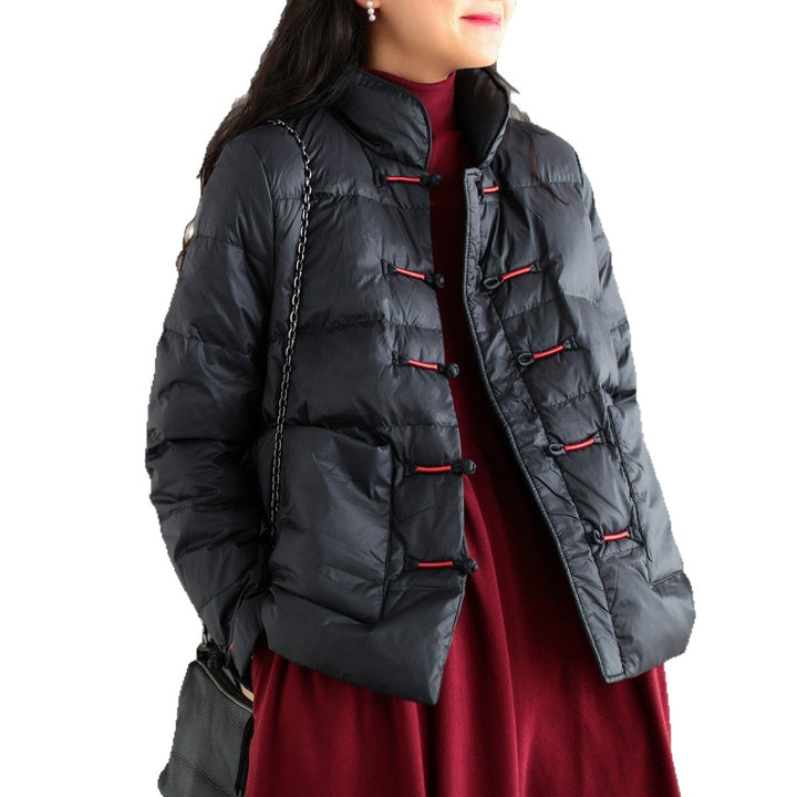 Veste matelassée légère pour femmes avec col montant et poches pratiques Chic & Stil