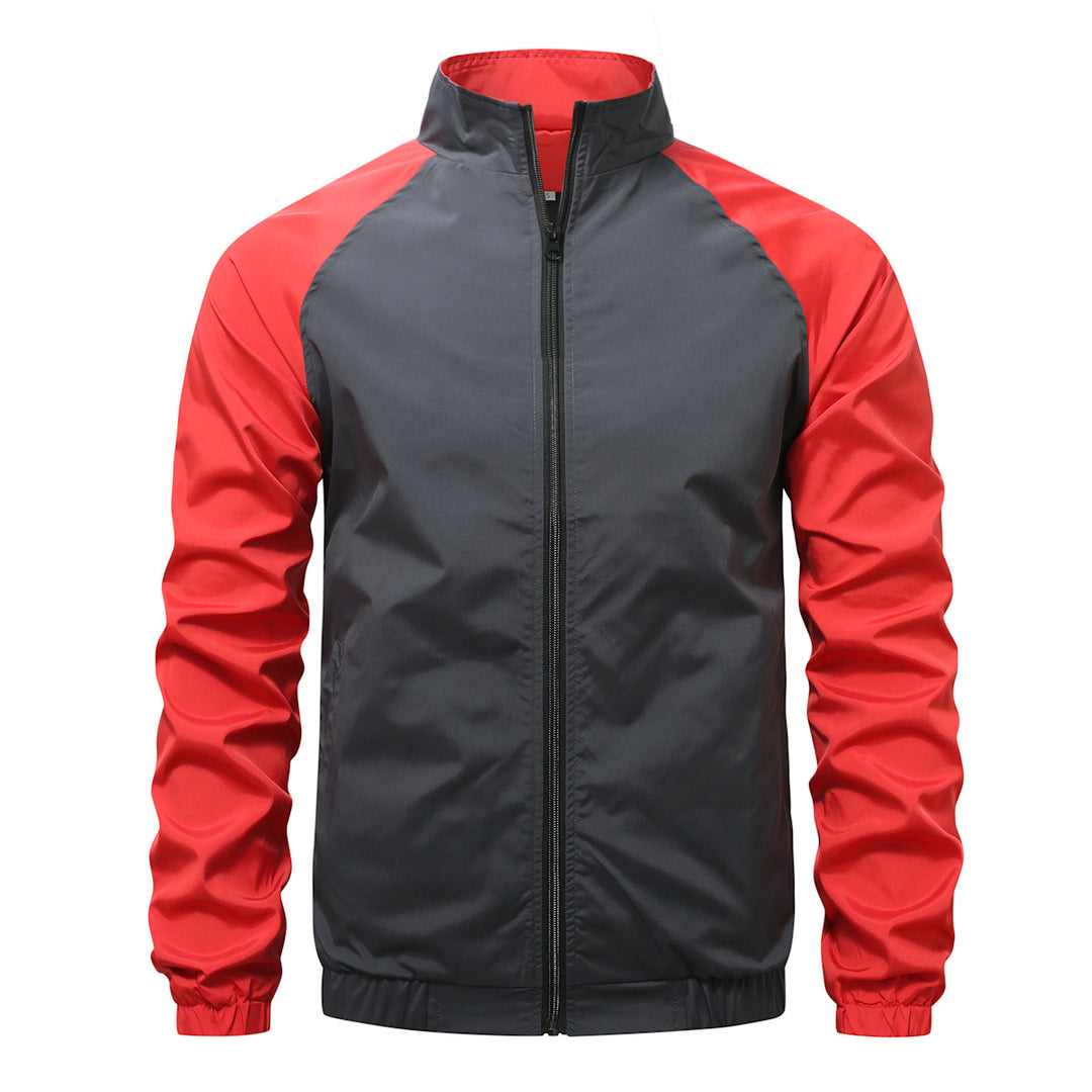 Lightweight functional jacket for men with protective high collar Lune London