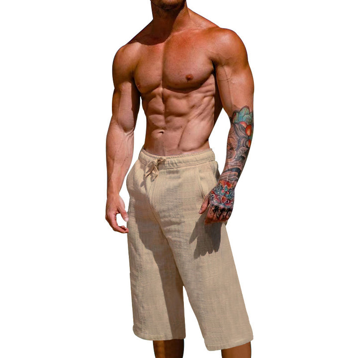 Comfortable active shorts for men with elastic waistband and side pockets Lune London