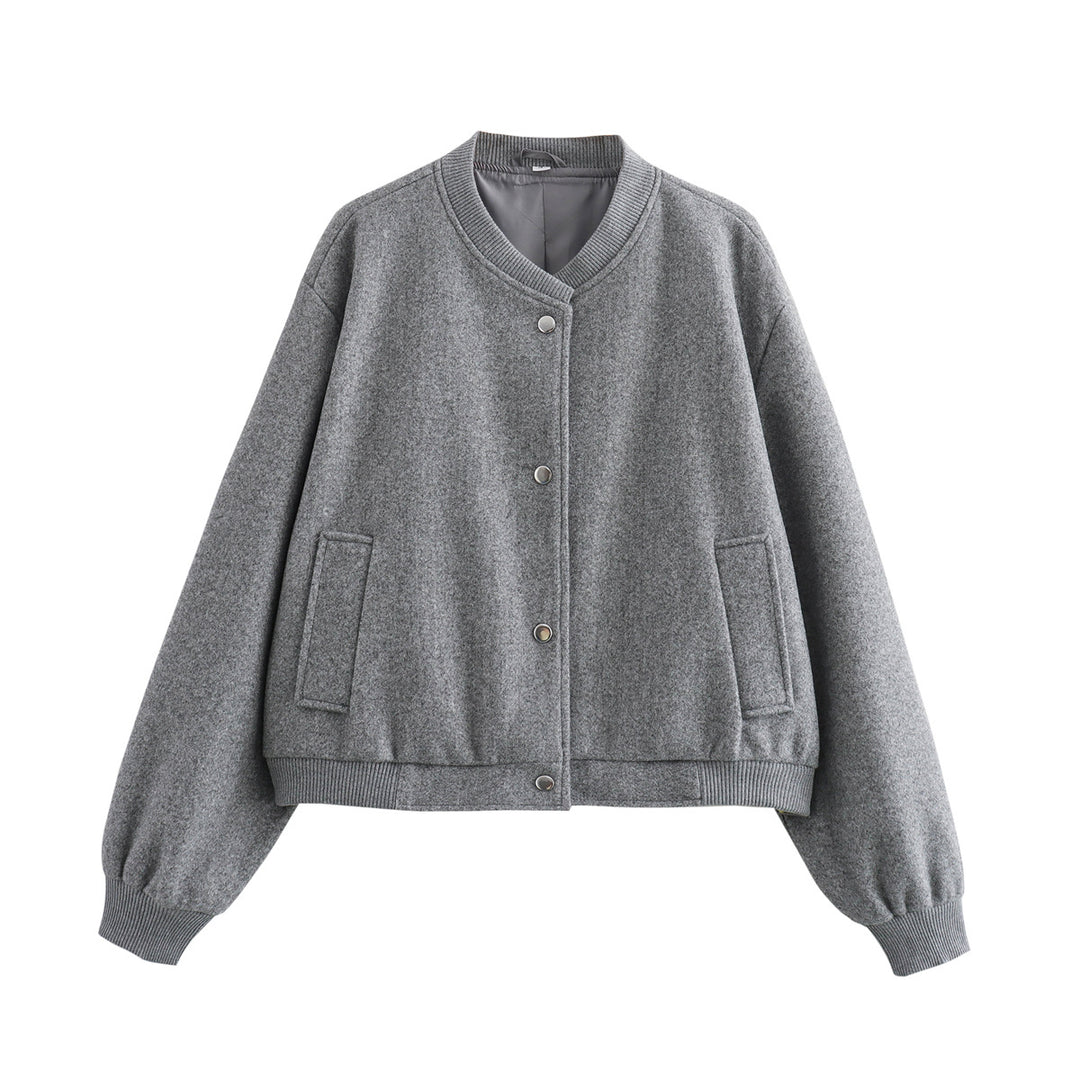 Oversized casual jacket for women with button closure Lune London