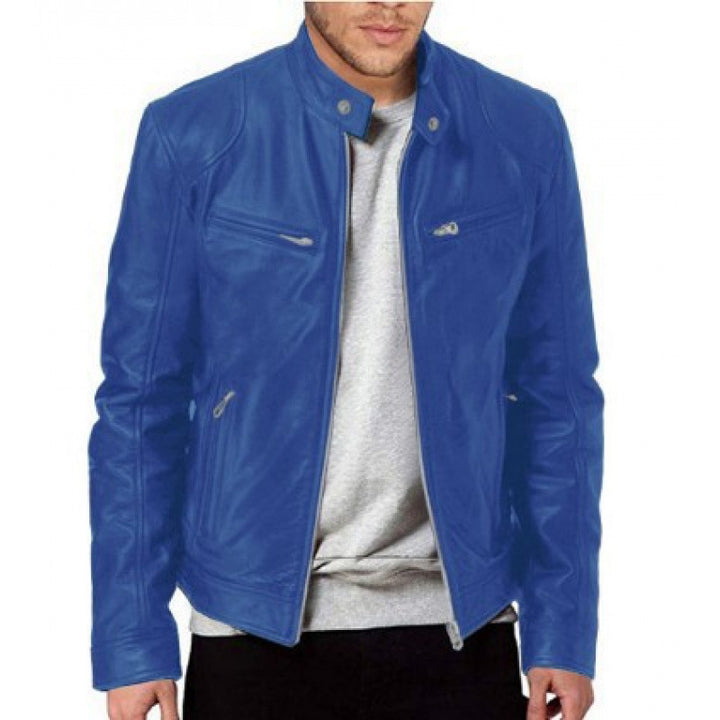 Premium leather biker jacket for men Lune London