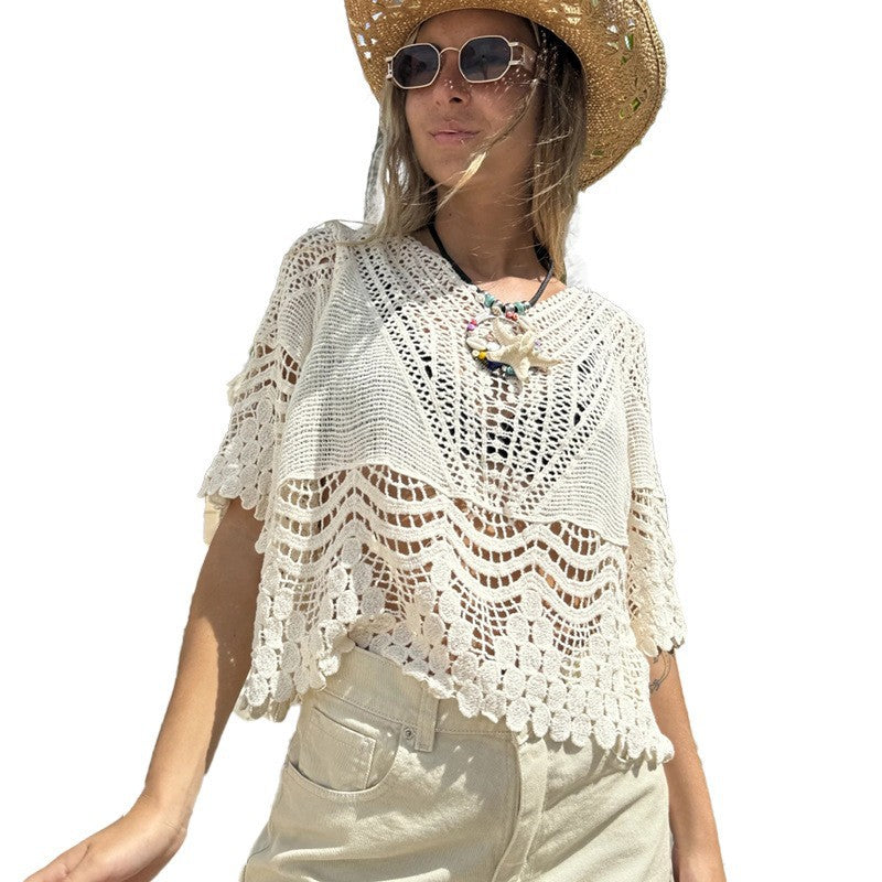 Women Crochet Beach Cover-Up Lune London
