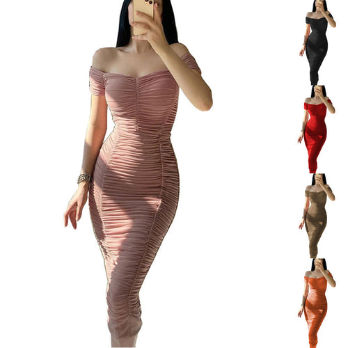 Wrap dress for women with a romantic ruffle design and a fitted cut Lune London