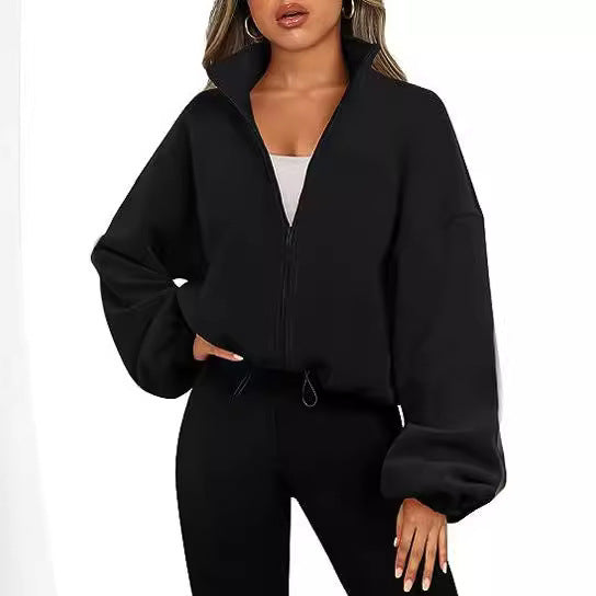Ladies Comfortable Fleece Hoodie Lune London