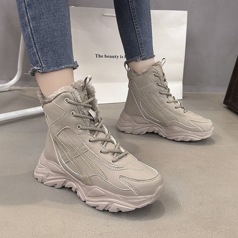 Lune London Plush Winter Sneakers for Women