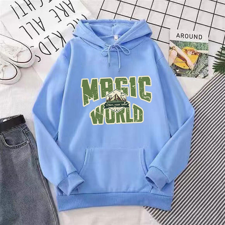 Women’s hoodie with modern graphic print Chic & Stil