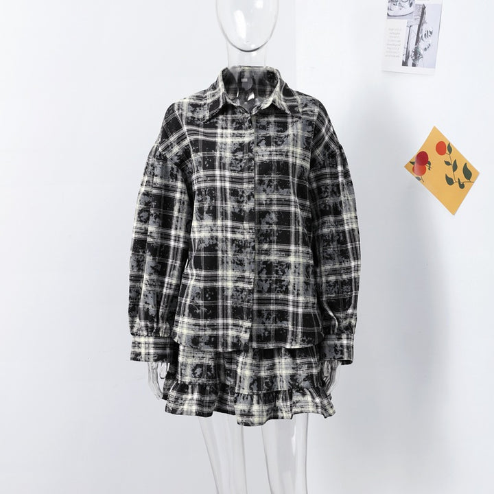 Striped blouses for women with voluminous sleeves and a gathered hem Lune London