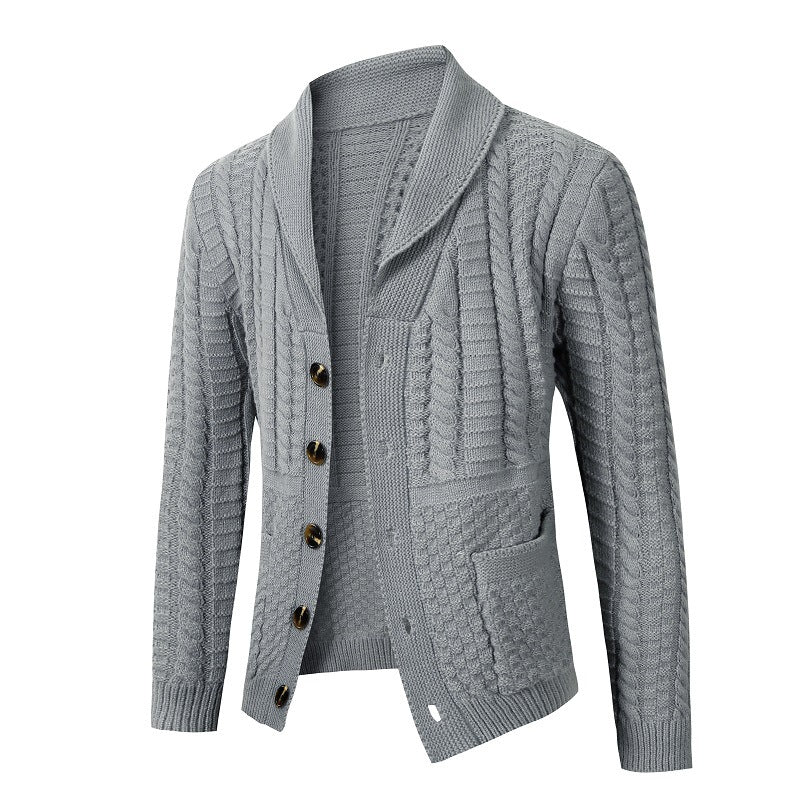 Ladies fashion cardigan with versatile braided design Lune London