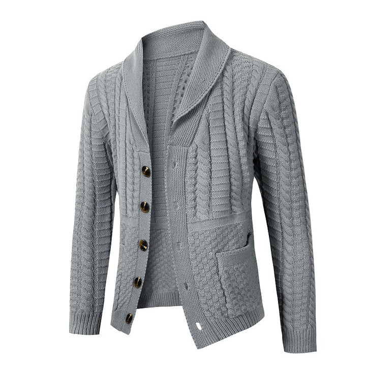 Ladies fashion cardigan with versatile braided design Lune London