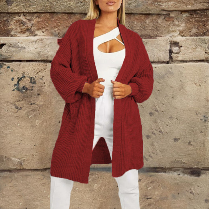 Cardigan féminin avec une texture unique et une coupe décontractée Chic & Stil