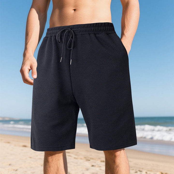 Casual beach shorts for men in breathable material with elastic waistband Lune London