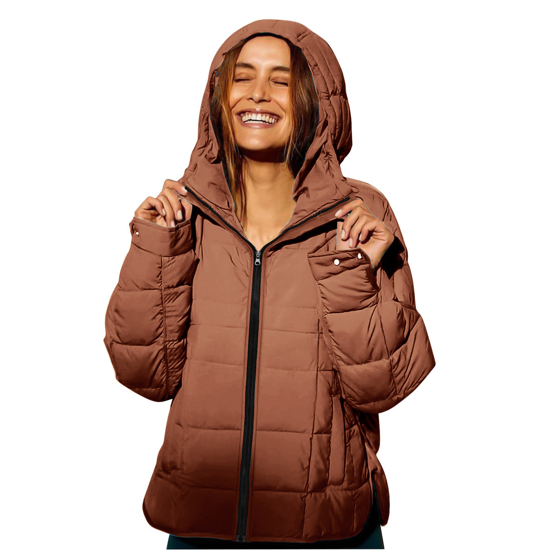 Veste d'hiver pour femmes avec capuche amovible et revêtement déperlant Chic & Stil