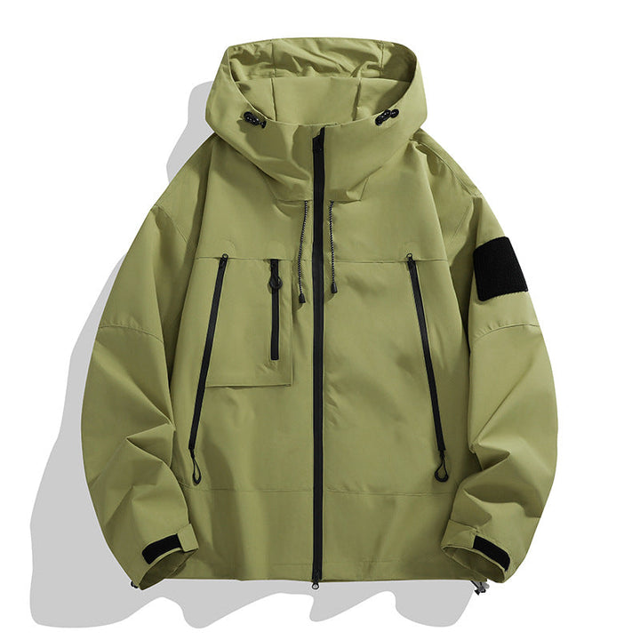 Women's Technical Outdoor Jacket with Adjustable Hood System and Multifunctional Pockets Lune London