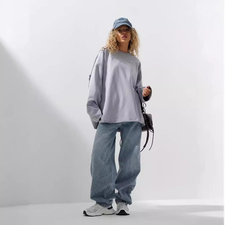 Lune London oversized long sleeve women's t-shirt