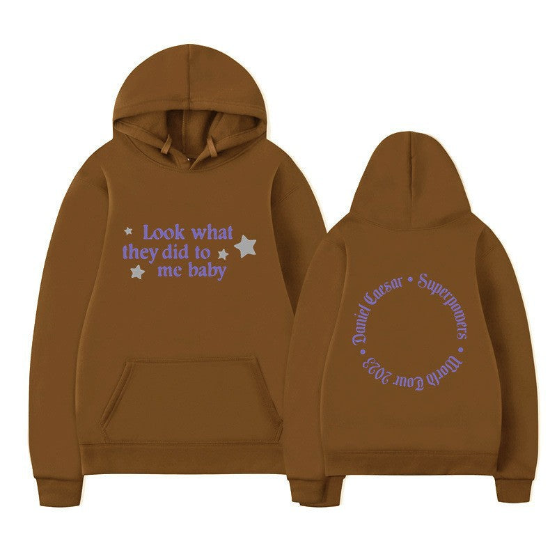 Women's hooded sweatshirt with creative slogan and unique design Chic & Stil