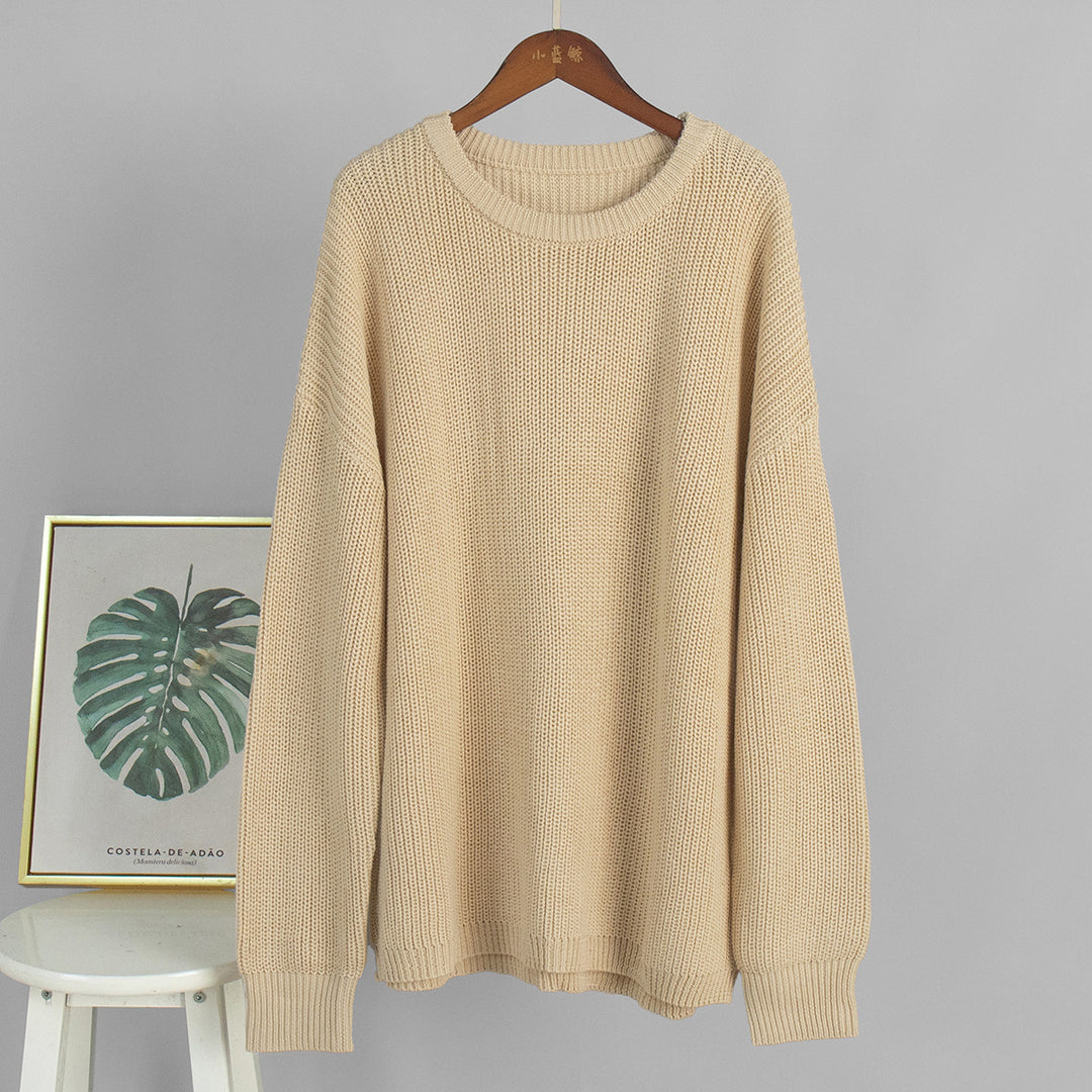 Pull en tricot surdimensionné pour femmes avec une coupe décontractée Chic & Stil