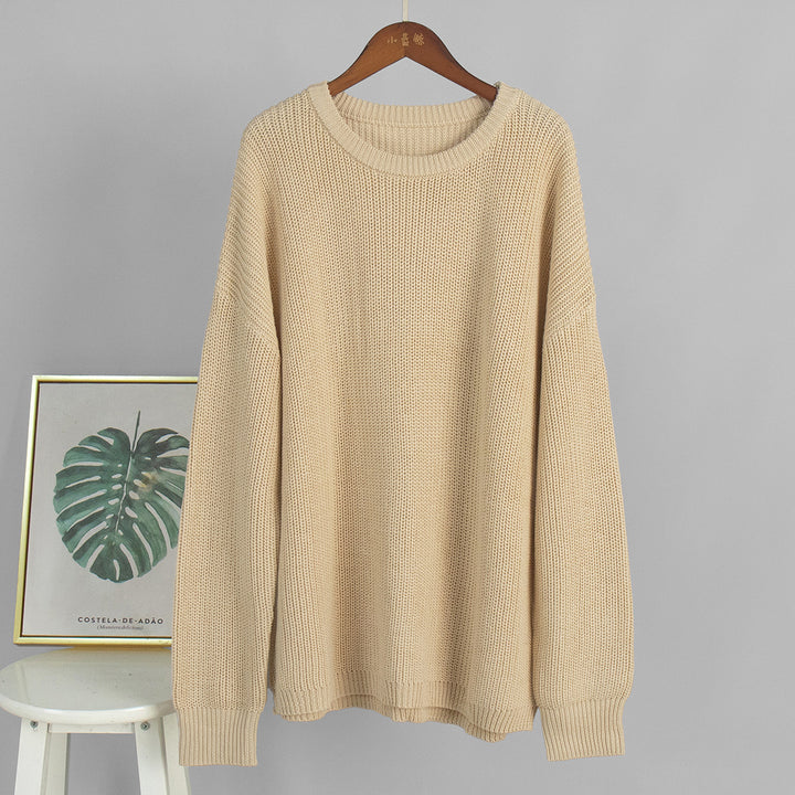 Pull en tricot surdimensionné pour femmes avec une coupe décontractée Chic & Stil