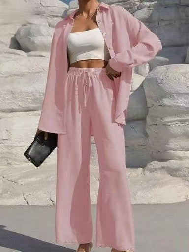 Women casual and elegant linen set with relaxed fit Lune London