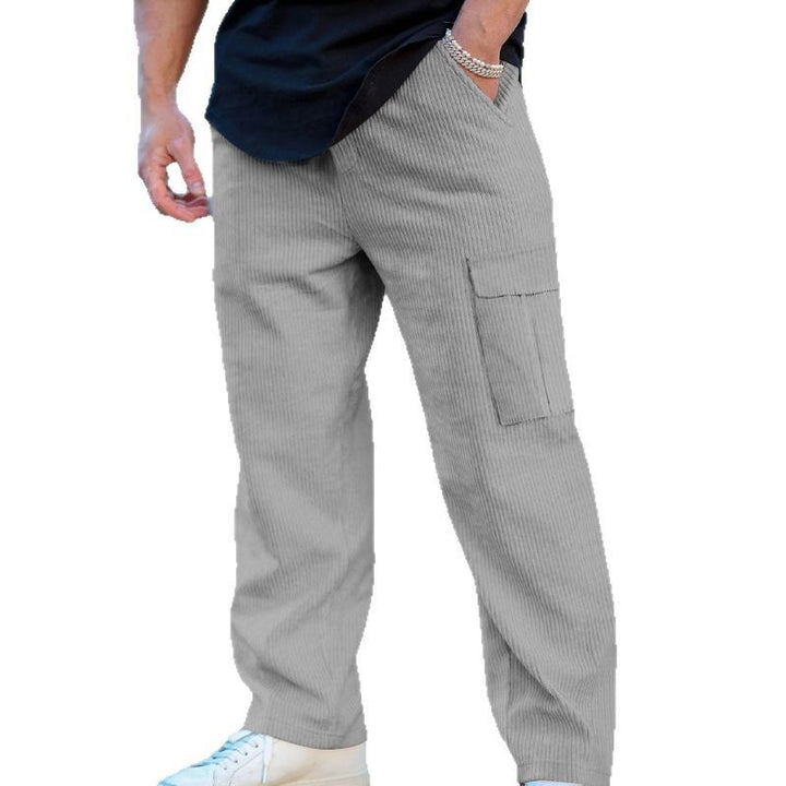 Casual cargo pants for men with elastic waist and practical pockets Lune London